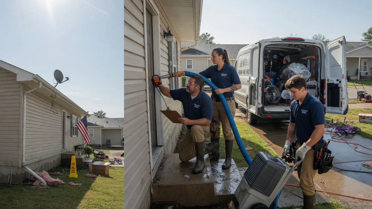 Ceiling Water Damage Restoration in Michigantown, IN near me